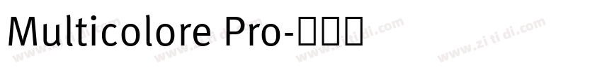Multicolore Pro字体转换